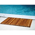 Rectangle Teak Wood String Poolmat
