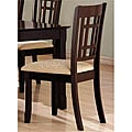Cappuccino Splendor Dining Chairs (Set of 2)