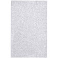 Hand-woven White Chenille Shag Rug (4' x 6')