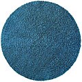 Hand-woven Blue Chenille Shag Rug (5' Round)