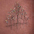 Gemstone Forest Wall Sculpture