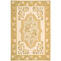 Top online resources for kilim rugs Hand-woven Dakota Yellow Wool Rug (5'5 x 7'4)