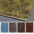 Hand-woven Mandara Shag Rug (7'9 x 10'6)