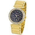 Stuhrling Original Women's 'Soiree Elite' Goldplated Diamond Watch