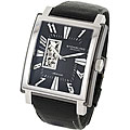 Stuhrling Original Men's 'Metropolitan' Black Dial Automatic Watch