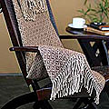 Wool Blend 'Andean Honeycomb' Throw Blanket (Peru)