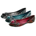 Bamboo by Journee Women's Python Print Ballet Flats