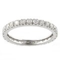 14k White Gold 1ct TDW Diamond Eternity Band (H-I, I2-I3)