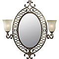 Free efficient articles on Wrought iron mirror Lace 2-light Vanity Mirror