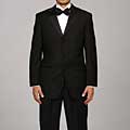 Caravelli Italy Men's Black Three Button Tuxedo