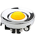 Blackberry Yellow Trackball/ Chrome Ring Replacement