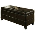 Bentley Bonded Leather Storage Ottoman
