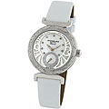 Stuhrling Original Women's Soiree White Strap Diamond Watch