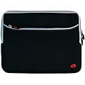 Kroo Black 12-inch Laptop Sleeve