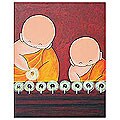 Original Art 'Candlelight' Painting (Thailand)