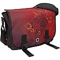 DadGear Messenger Red Eastern Sun Diaper Bag