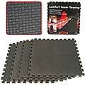 Ultimate Comfort 16-square-foot Black Foam Flooring