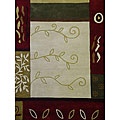Hand-tufted Elegant Maroon New Zealand Wool Rug (4' x 6')