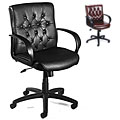 Boss Button-tufted Mid-back Bonded Leather Executive Chair