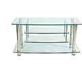 Chrome Flat Panel TV Stand
