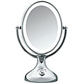 Conair Oval Chrome Double-sided 1x-5x Illuminated Mirror