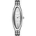 Christian Bernard Women's Oval Silver Dial Stainless Steel Watch