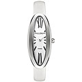 Christian Bernard Women's Stainless Steel White Satin Strap Watch