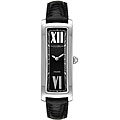 Christian Bernard Women's Black Dial Leather Strap Watch
