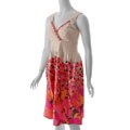 Sangria Women's Floral Print Pintucked Dress