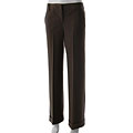 Larry Levine Women's Flat-front Cuffed-hem Slacks