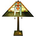 Tiffany-style Mission Table Lamp