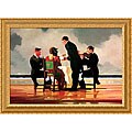 Jack Vettriano 'Elegy for the Dead Admiral' Framed Canvas Art