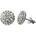 Great literature on Epoxy surfboard Resins Sterling Silver Clear Crystal Flat Round Stud Earrings