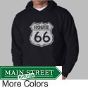 Los Angeles Pop Art Men's Route 66 Hoodie