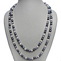 Multi-colored Freshwater Pearl 100-inch Endless Necklace (7-7.5 mm)
