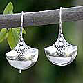 Sterling Silver 'Modern Romantic' Dangle Earrings (Thailand)