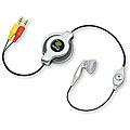 ReTrak Retractable VOIP Stereo Earbuds/ Mic