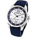 Stuhrling Original Men's Monterey Blue Rubber Strap Sports Watch