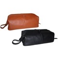 More resources for bag Luxury Amerileather Zip Top Leather Toiletry Bag