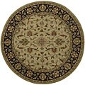 Hand-tufted Camelot Wool Rug (8' Round)