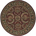 Hand-tufted Vintage New Zealand Wool Rug (8' Round)
