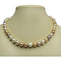 Multi-colored Pink Freshwater Pearl 16-inch Strand (8-9 mm)