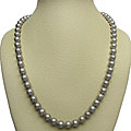 DaVonna Grey Freshwater Pearl 20-inch Strand (8-9 mm)