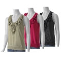 Happie Junior's Smocked Sleeveless Ruffle Top