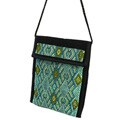 Chi Chi Backstrap-loomed Cotton Green Passport Bag (Guatemala)