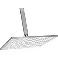 Thin Brass 12-inch Square Shower Head/ Ceiling Arm Kit