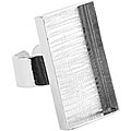 Designer's Deep Welled Rectangle Ring Base 1/Pkg - Silver Overlay 29x15mm