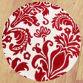 Hand-tufted White Wool Rug (6' Round)