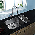 Vigo Undermount Stainless Steel Kitchen Sink and Faucet