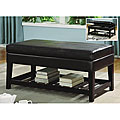 Espresso Finish Bicast Storage Bench